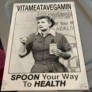 Nostalgic TV Retro-Like Metal Sign